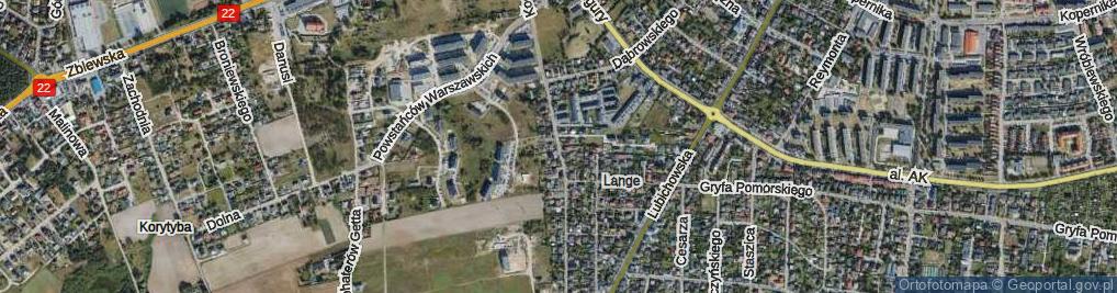 Zdjęcie satelitarne Kociewska ul.